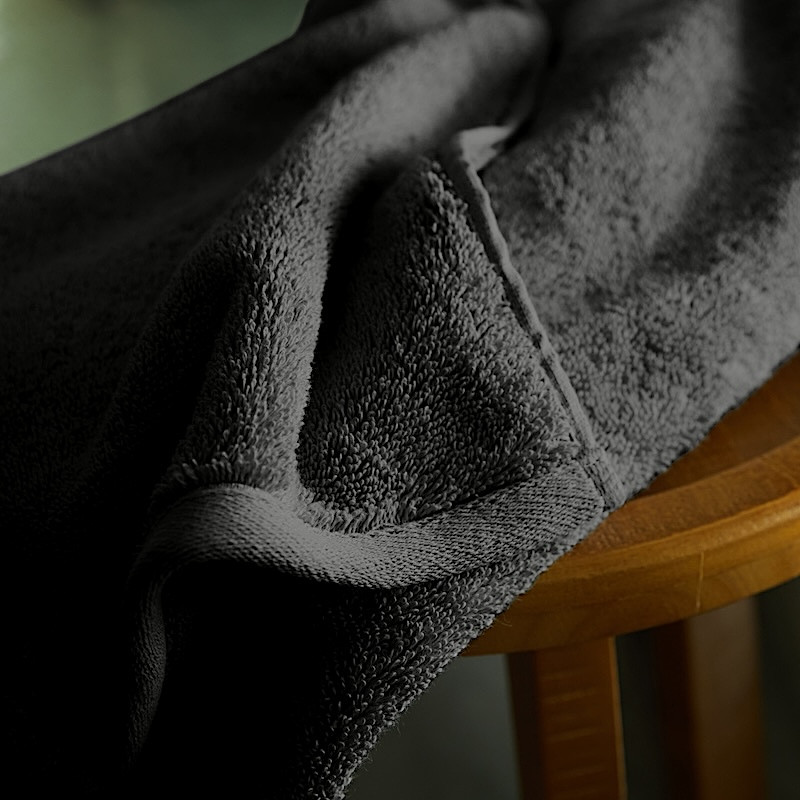 Luxury Ultra plush 800 GSM High Quality Australian Cotton Towel Charcoal Black
